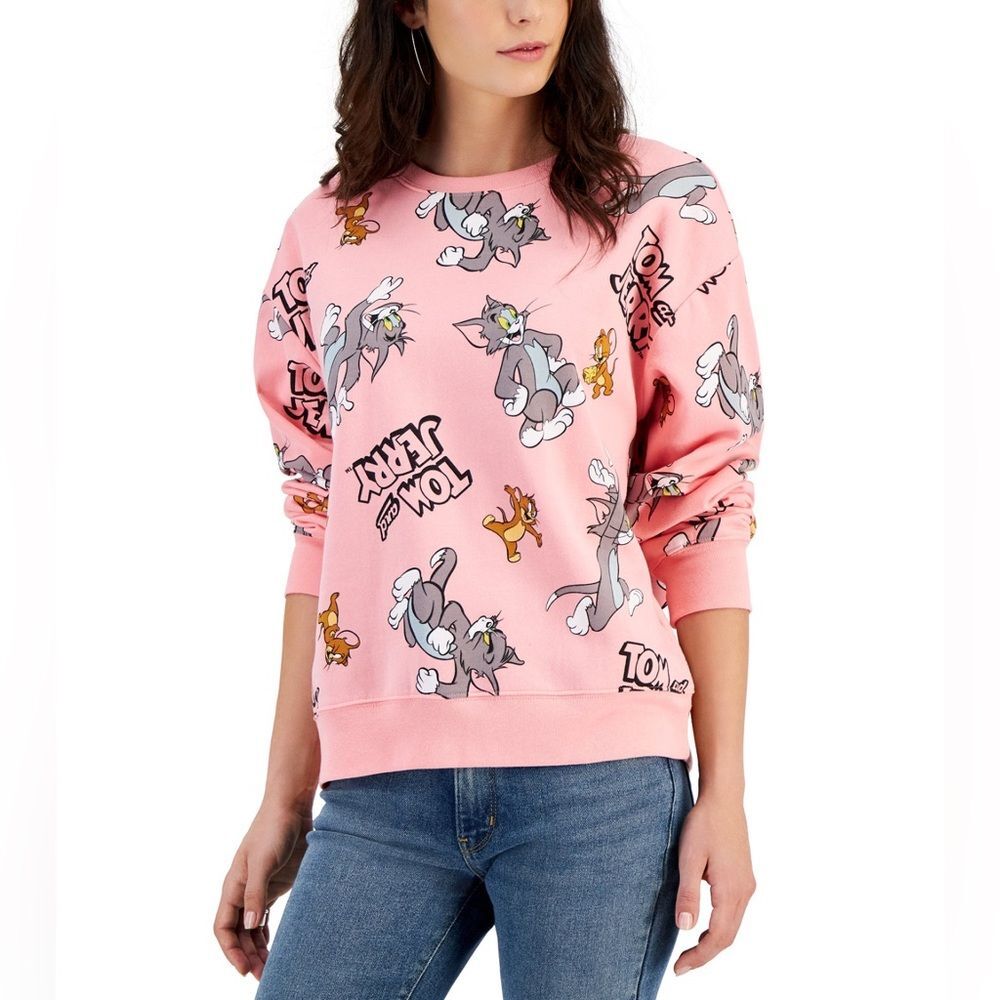 Women’s juniors Tom and Jerry Crewneck sweater size XL